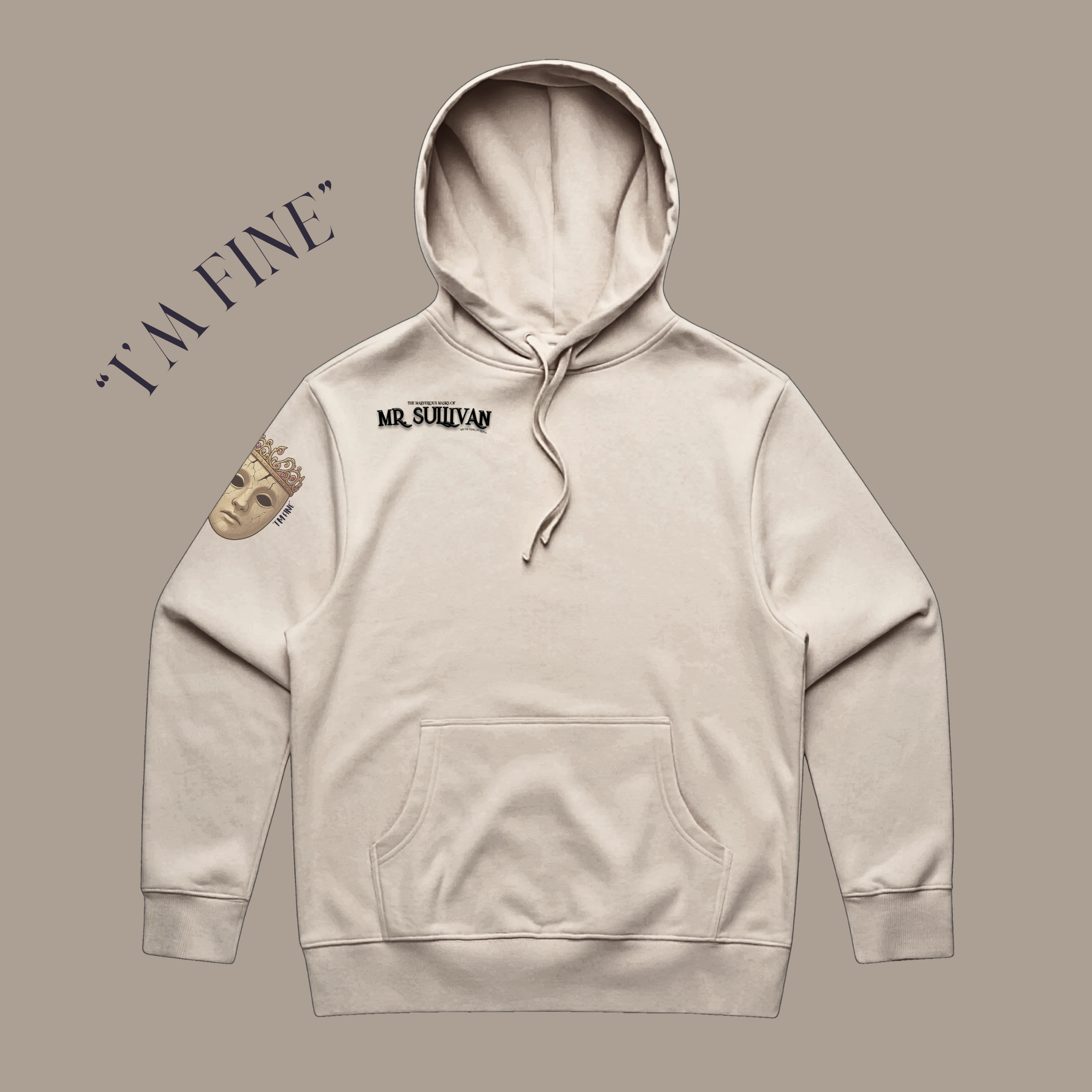 Adult "I'm Fine" Heavyweight Hoodie (Order Now: Shipping Nov 1)